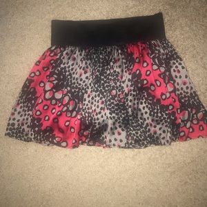 Leopard skirt